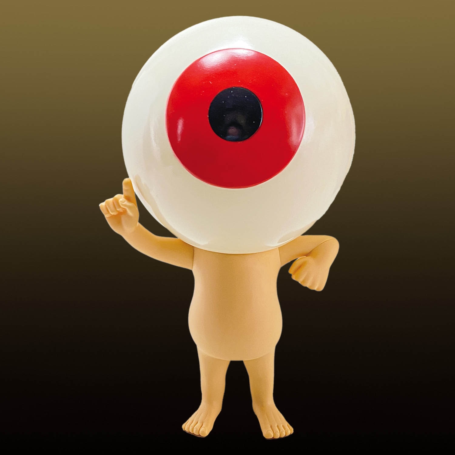 鬼太郎フィルムパートナーズ 目玉おやじ 宣伝用ソフビ 右手人差し指立て