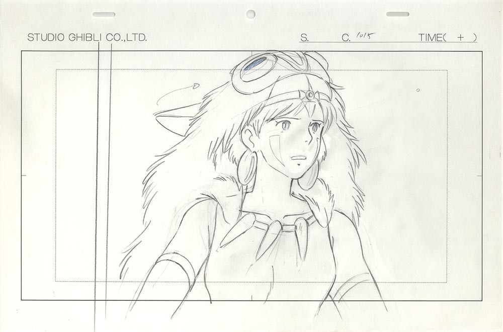 5280］ もののけ姫 ラフ原画 / 直筆:遠藤正明