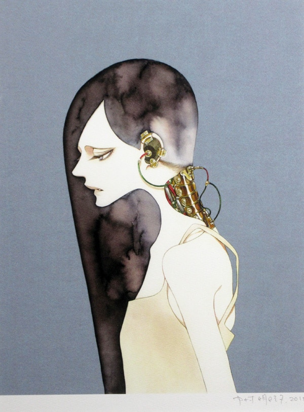 中村明日美子 直筆サイン入りカラー複製イラスト