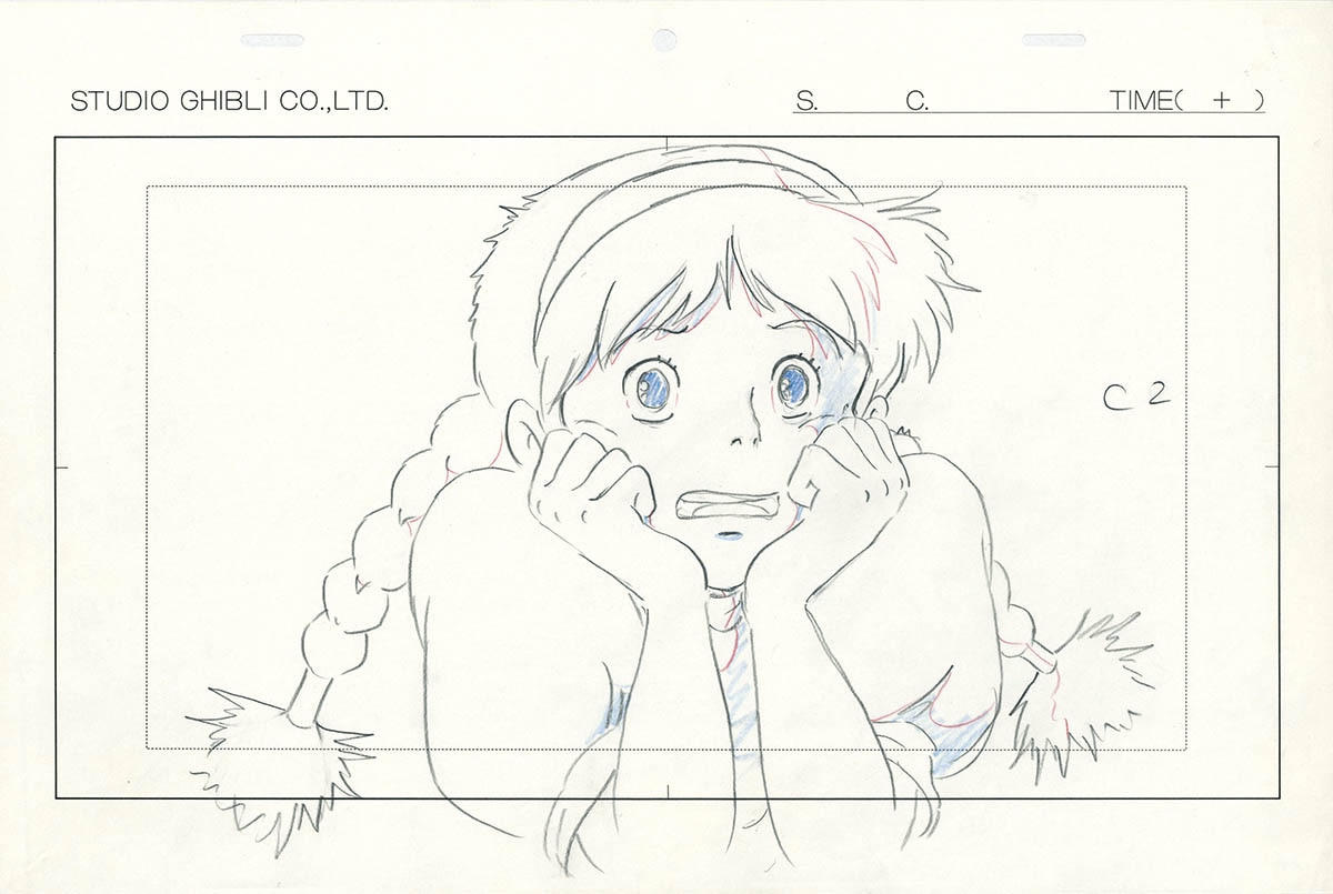 天空の城ラピュタ直筆原画宮崎駿