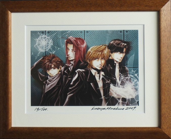 峰倉かずや 直筆サイン入りアートグラフ