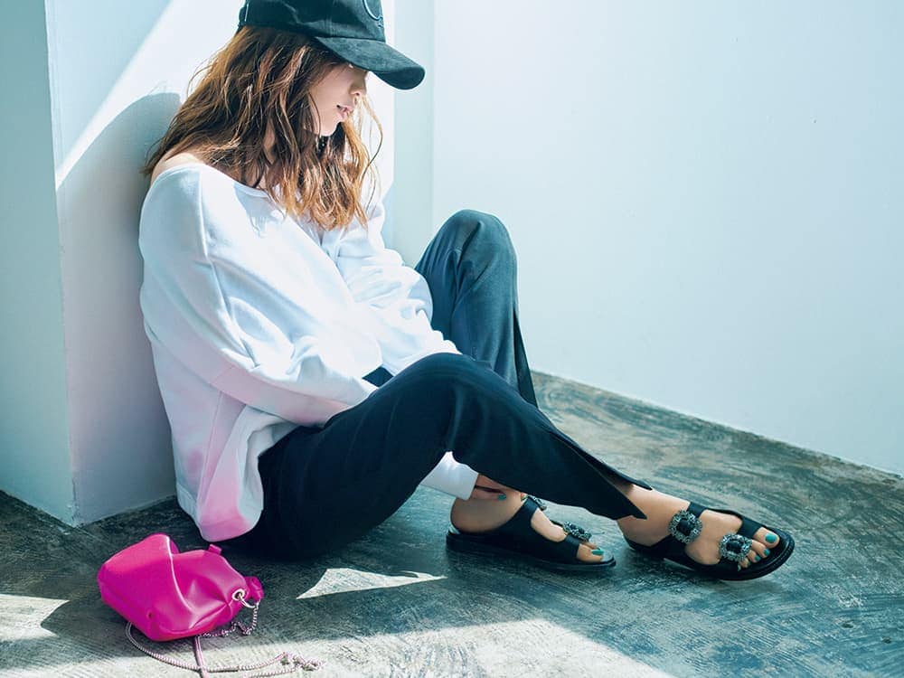 エビちゃん・蛯原友里さんが着こなす「デニム＆パンツ」コーデ17選