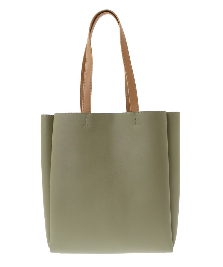 KOSSORECO バイカラー三層A4トート/Green Parks（グリーン パークス