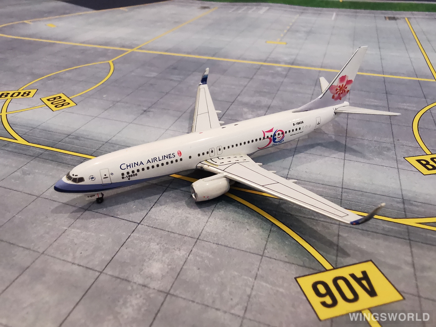 ALBATROS 1:400 Boeing 737-800 China Airlines 中华航空ALB003 B