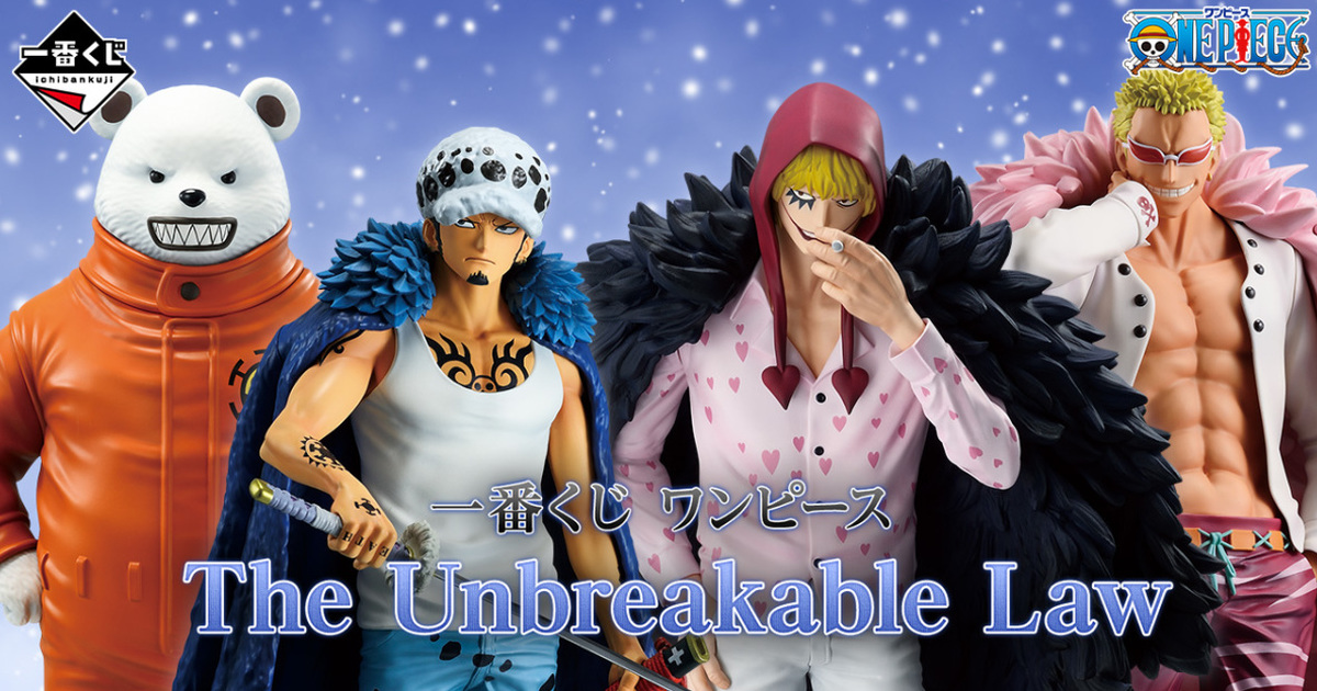 Ichiban Kuji 'ONE PIECE The Unbreakable Law' Featuring Gender-bent