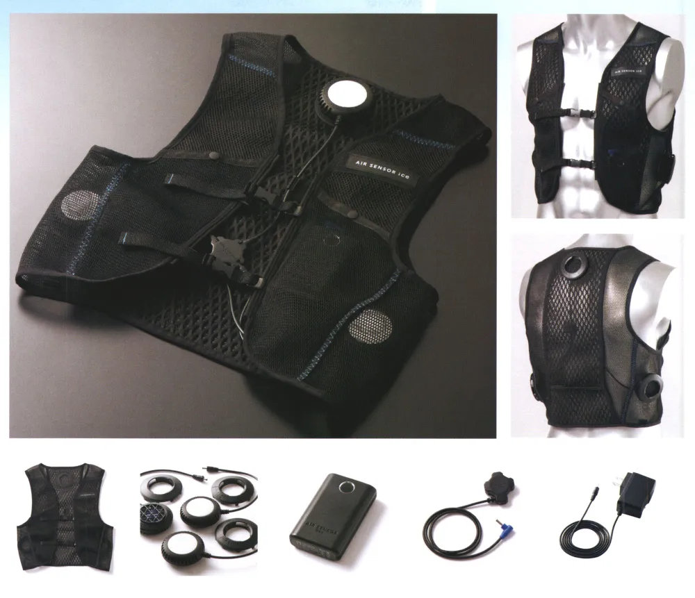 エアーセンサーアイス ベスト＆デバイスフルセット クロダルマ KS-2100