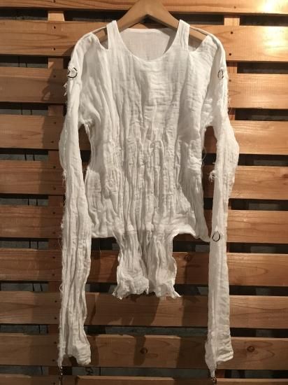 ガーゼシャツ,ガーゼ,GAUZE,MUSLIN TOP,70'S パンク,ハードコア,初期