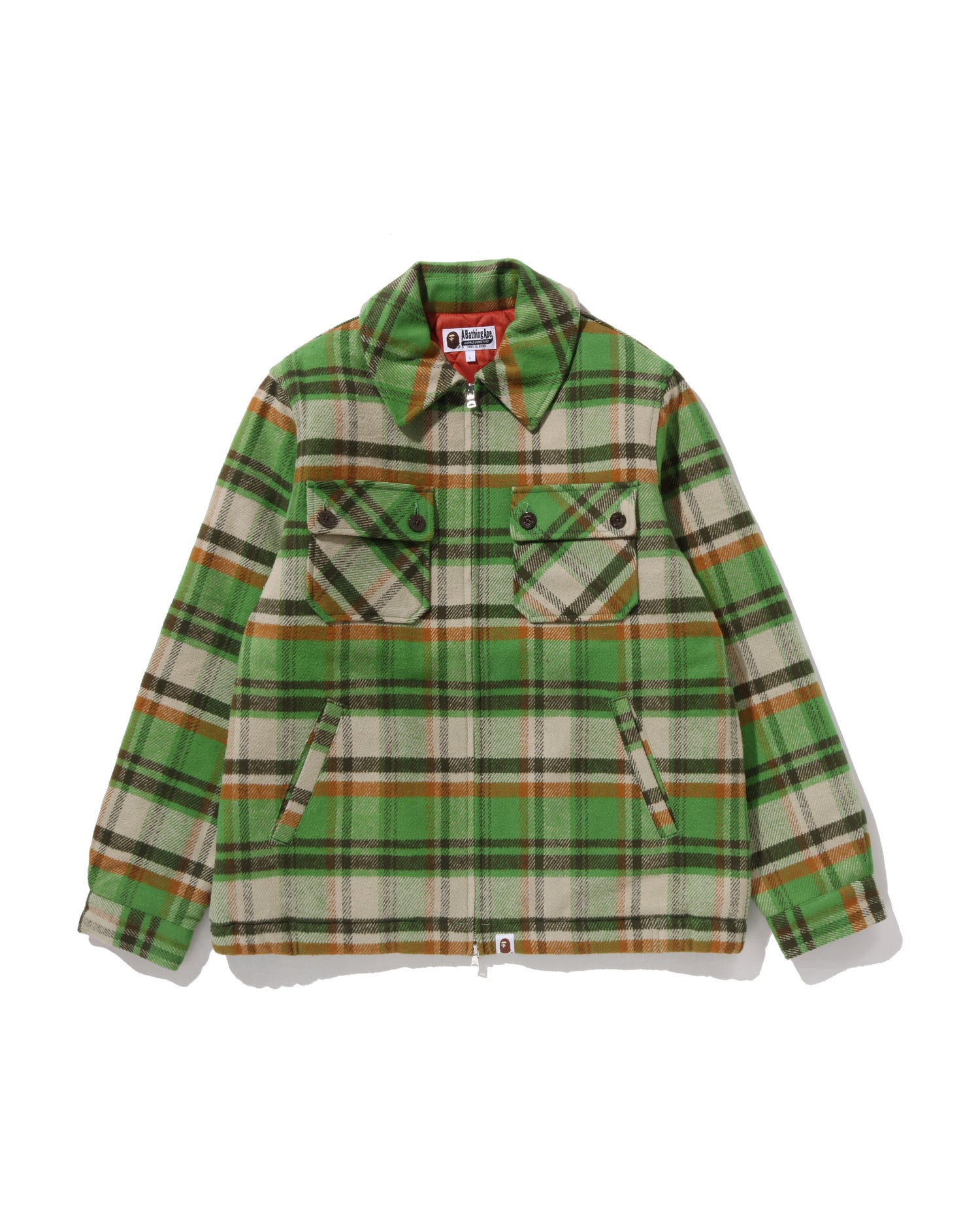 A BATHING APE® BAPE Check Cpo Zip Jacket | Bape official website