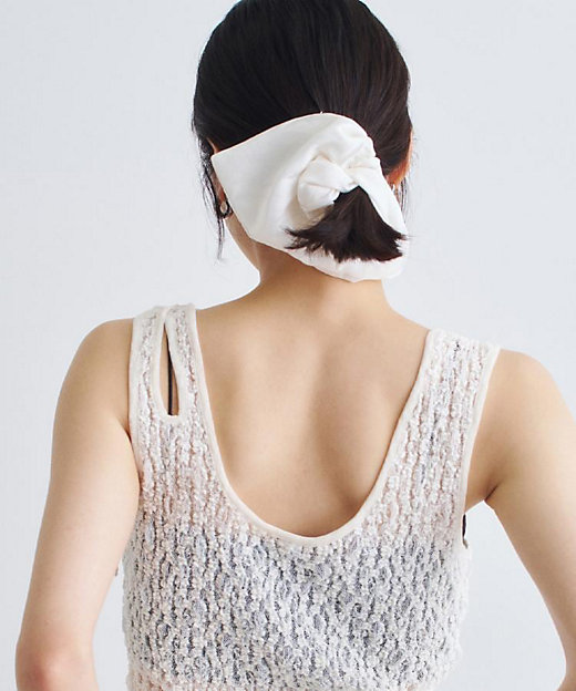 heyep｜Silk Square Medium Scrunchie