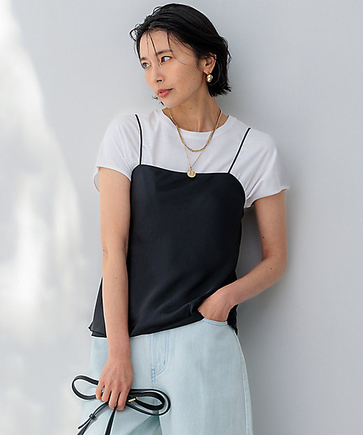 洗える】スムースサテン キャミソール（BLWOCM0607） | 23区