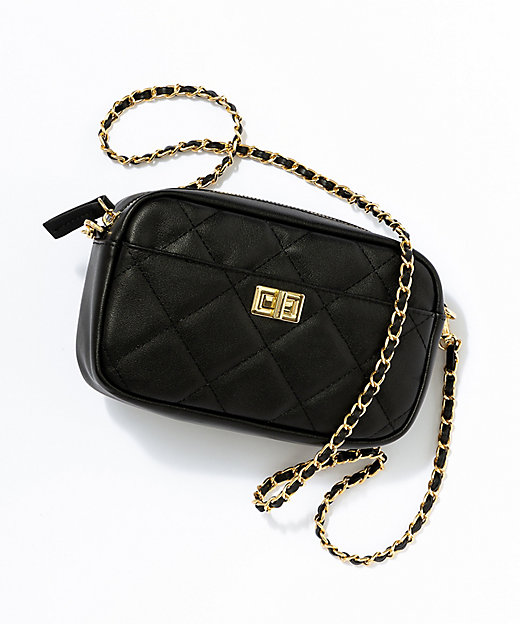 ファスナー キルティング ショルダーバッグ（BO3DCS0201