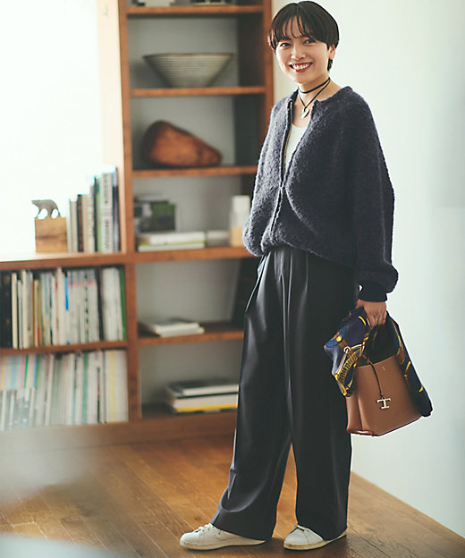 洗える】ブークレニット ブルゾン（KRWOCW0466） | 23区