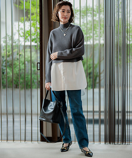 洗える】レイヤードコンビ ニット（KRWOCW0461） | 23区