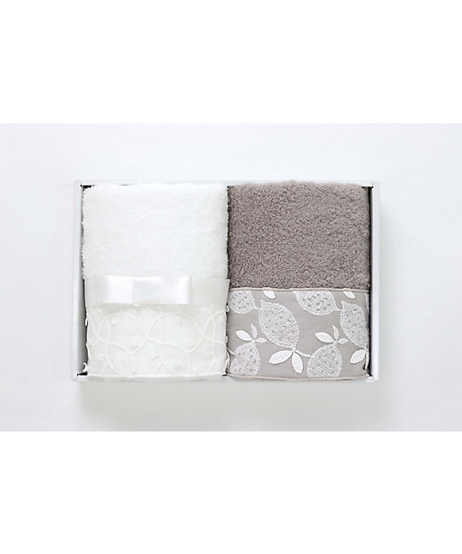 潤いのタオル 凜 タオルセット（フェイスタオル2枚） | crescendo