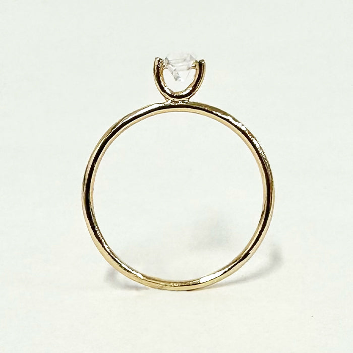 Natural stone×Sterling silver ハーキマーダイヤモンドリング リング