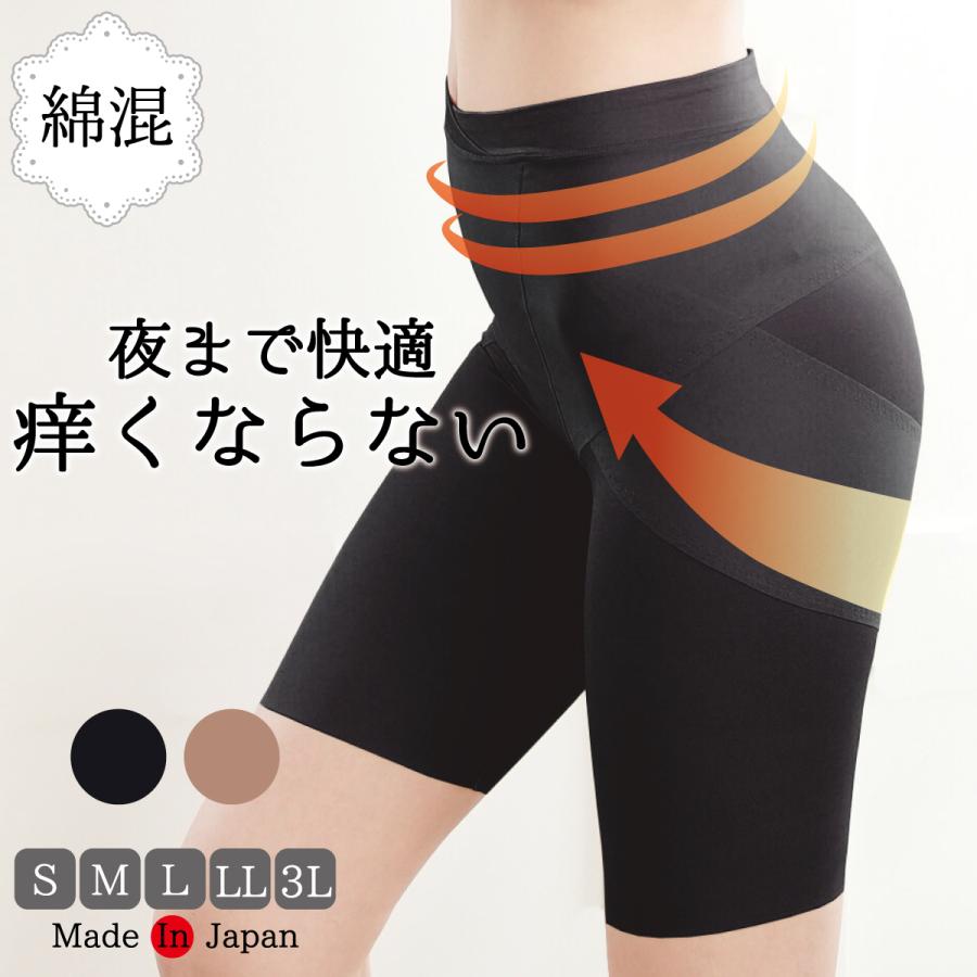 ガードル 骨盤ガードル 日本製 補正下着 綿混 ヒップアップ レディース