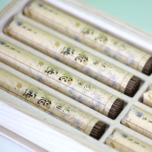 線香 贈答用 花琳飛燕 桐箱 短寸 8入 087 薫寿堂 かりん ひえん お線香