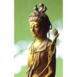 高村光雲 聖観世音菩薩 （ブロンズ像） : 掛け軸・絵画の専門店 掛軸堂