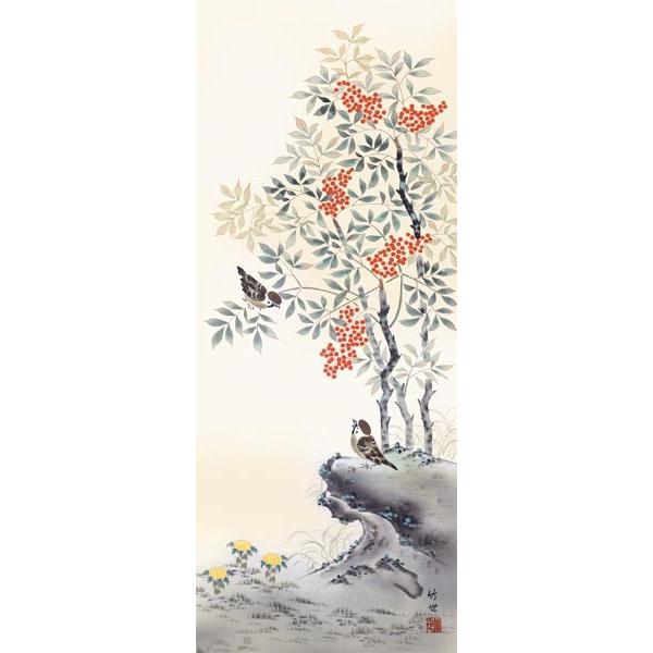 掛け軸 四季花鳥 (田村竹世) 掛軸 : 掛け軸・絵画の専門店 掛軸堂画廊