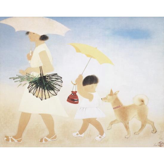 小倉遊亀 絵画 径 送料無料 【複製】【美術印刷】【巨匠】 : 掛け軸