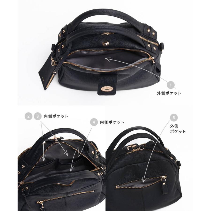 HAYNI（ヘイニ） 本革 ショルダーバッグ ボストンバッグ 2way