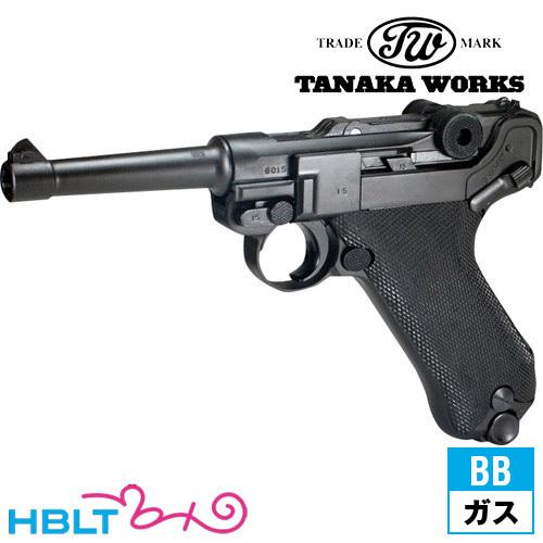 タナカワークス ルガー P08 4インチ R-Type HW ブラック ガスガン ガス