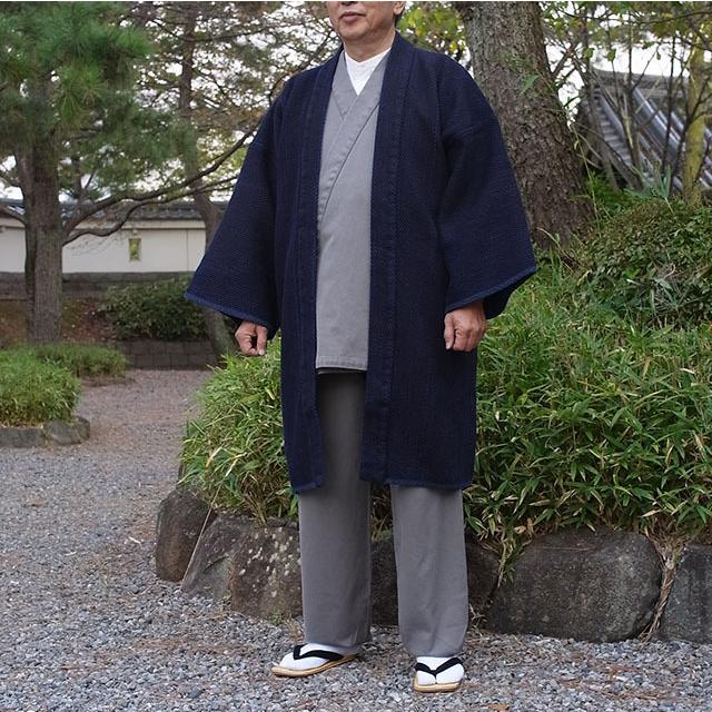 火消し袢纏（ひけしはんてん） 日本製 メンズ 男性用 武州正藍染 二重