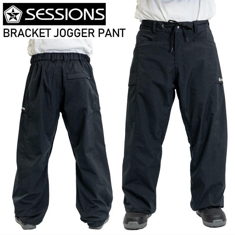 SESSIONS（セッションズ） ◎ SESSIONS BRACKET JOGGER PANT BLACK