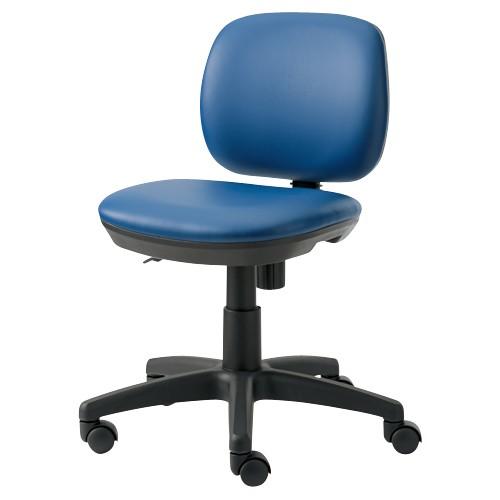 PLUS（プラス） オフィスチェア 肘なし ビニールレザー張り KC-JF62NL