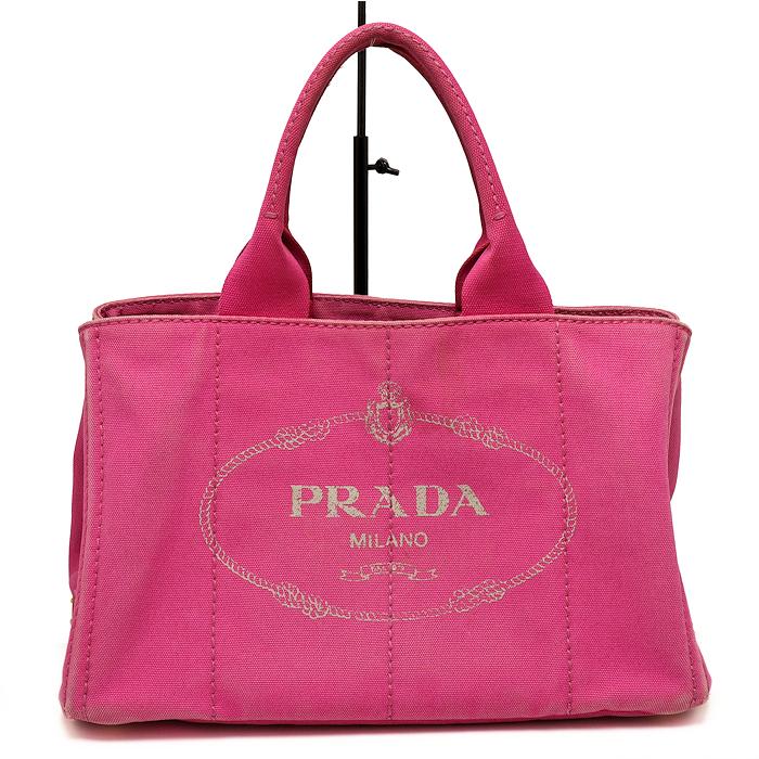 CANAPA プラダ カナパ デニム トートバッグ BN1877 ピンク PRADA