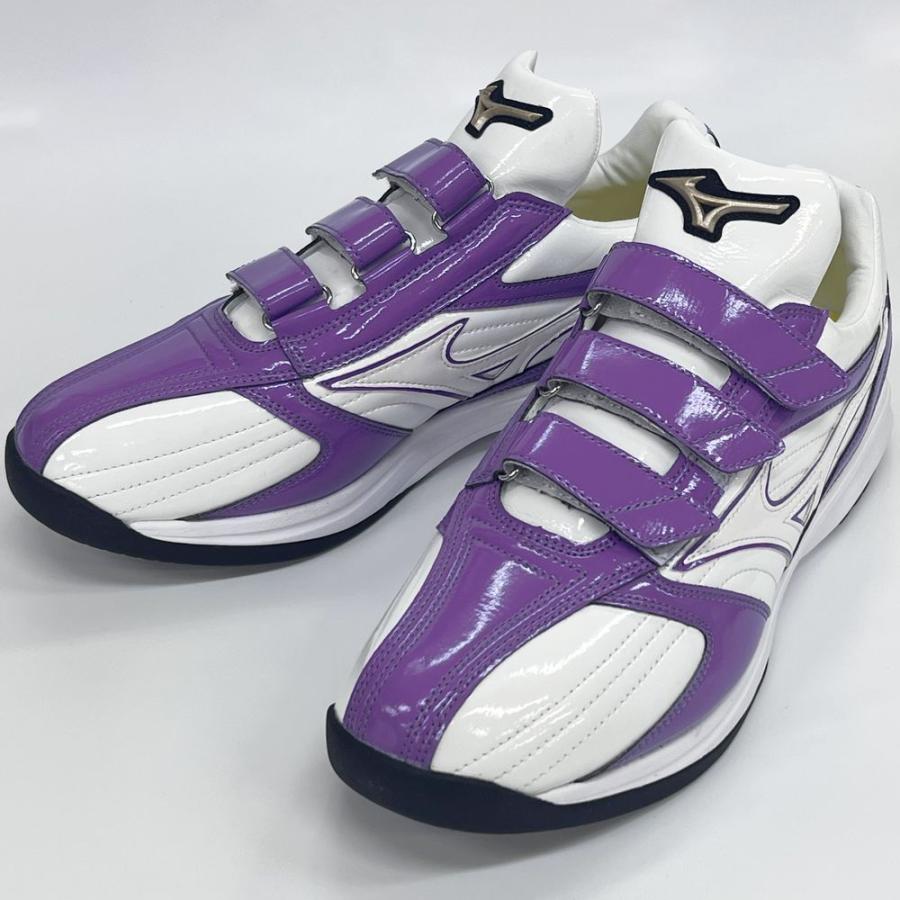 MIZUNO（ミズノ） 【サイズ交換送料無料】パープル×ホワイト 野球