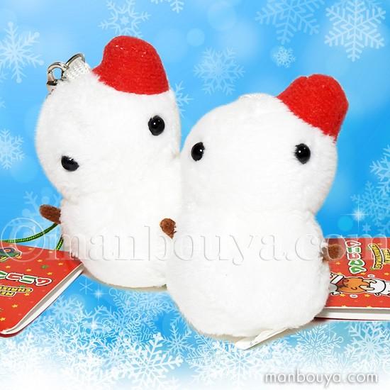 雪だるま ぬいぐるみ おもしろ雑貨 A-SHOW ムニュマム 携帯ストラップ