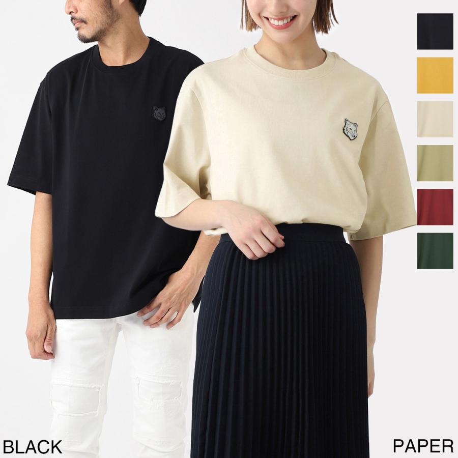 MAISON KITSUNE（メゾン キツネ） クルーネックTシャツ BOLD FOX HEAD