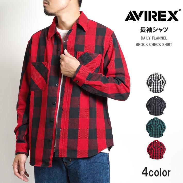 AVIREX（アヴィレックス） セール アビレックス 長袖シャツ フランネル