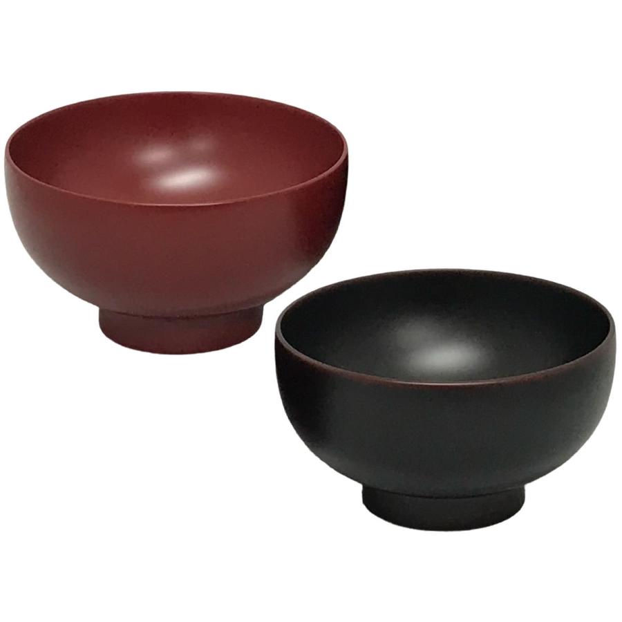 川連漆器 夫婦坪汁椀 銀朱・銀溜 セット 和食器 漆器 夫婦椀 器 お椀