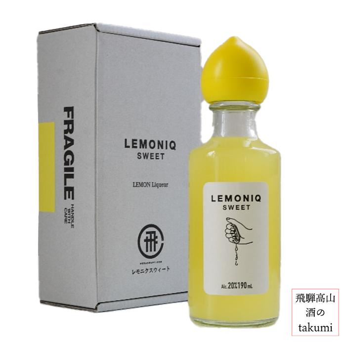 飛騨クラフト LEMONIQ SWEET レモニク スウィート 190ml瓶1本 箱入り