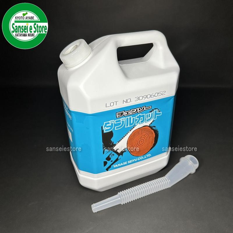ヤナセ 製油 チェンオイル チェンソー ダブルカット 水溶性 内容量4L