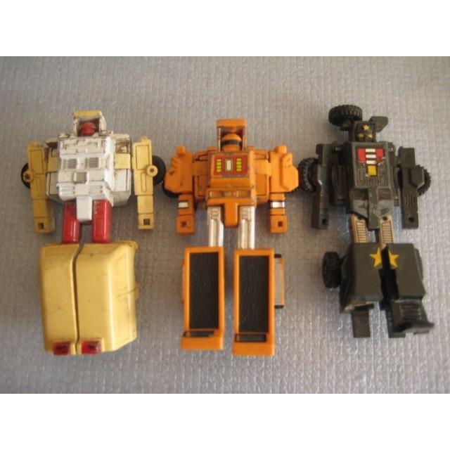 BANDAI（バンダイ） マシンロボ 救急ロボ・ジープロボ・ダンプロボ 3体