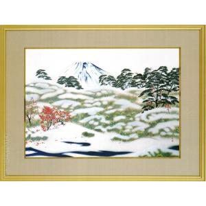 東山魁夷 「 冬の旅 」 岩絵具方式複製画 絵画 日本画 日本の風景 巨匠