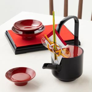 お屠蘇セット 屠蘇器 漆器 本漆 黒 松竹梅蒔絵16屠蘇器 : おいしい