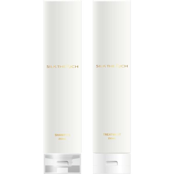 シルクザリッチ 白 SILK THE RICH シャンプー&トリートメント 250mL