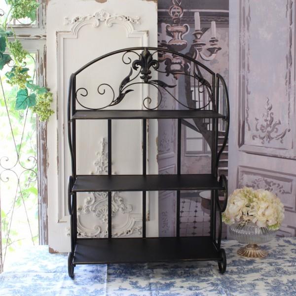 SALE30%OFF) アイアン製 3段 シェルフ アンティーク調 アイアンラック