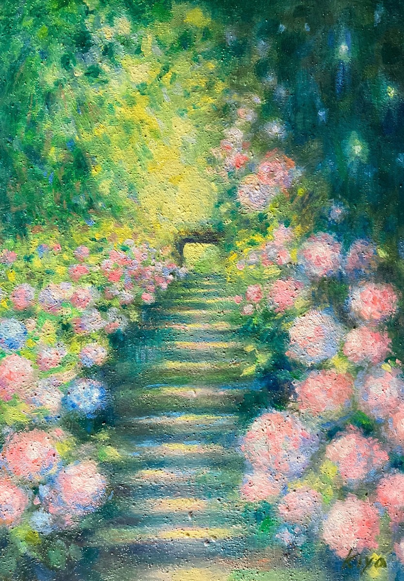 紫陽花寺」 by KIYA｜Artmeter｜暮らしを彩るアートが、きっと見つかる