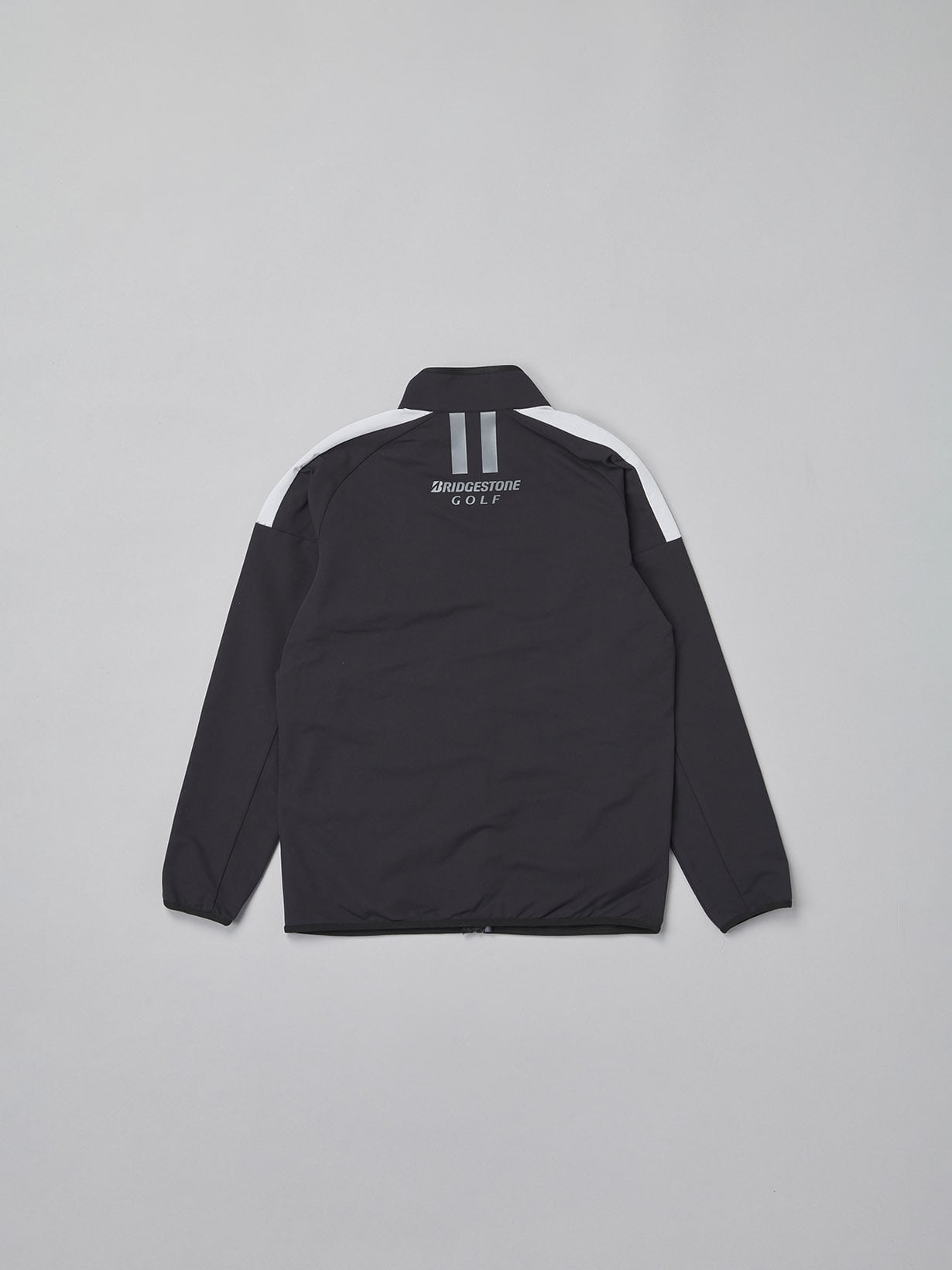 秋冬【B-02】 長袖前開きブルゾン(M BK(ブラック)): アパレル