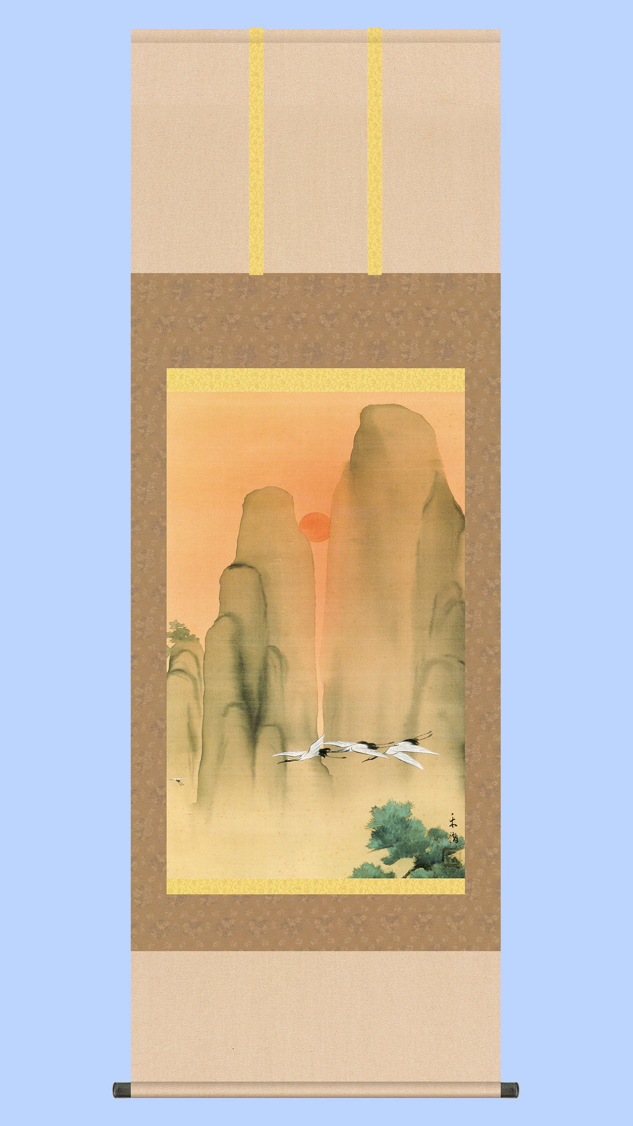 名画複製画掛け軸 蓬莱図 速水御舟 – 寿鳳人形の東芸