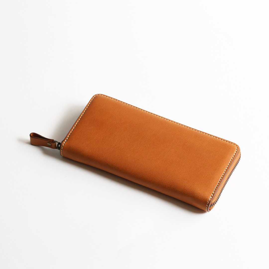 栃木レザー ラウンド長財布