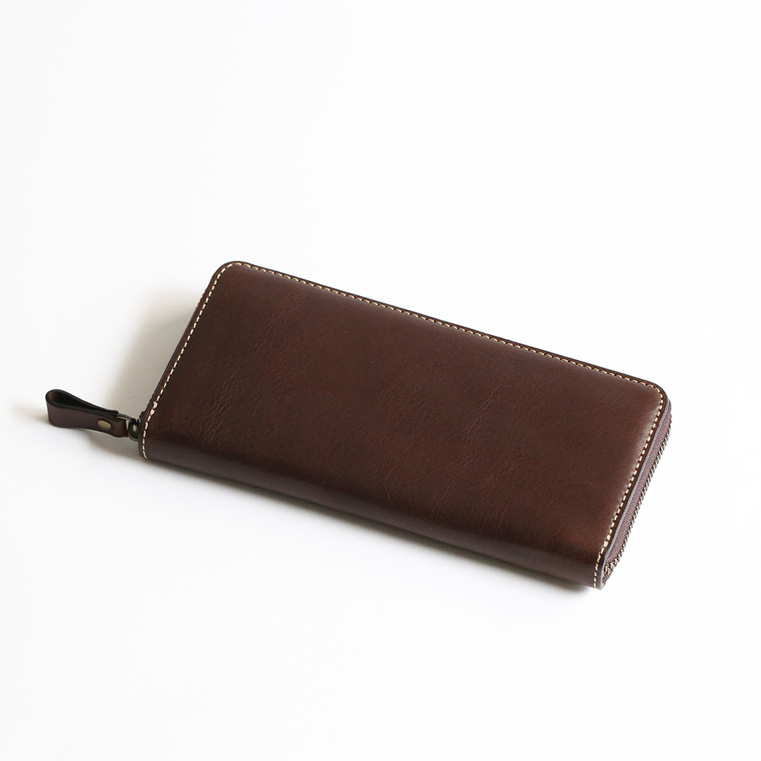 栃木レザー ラウンド長財布