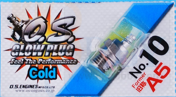 KK HOBBY 】 OSグロープラグ No.10 Cold（旧称A5） 小川精機 エンジン