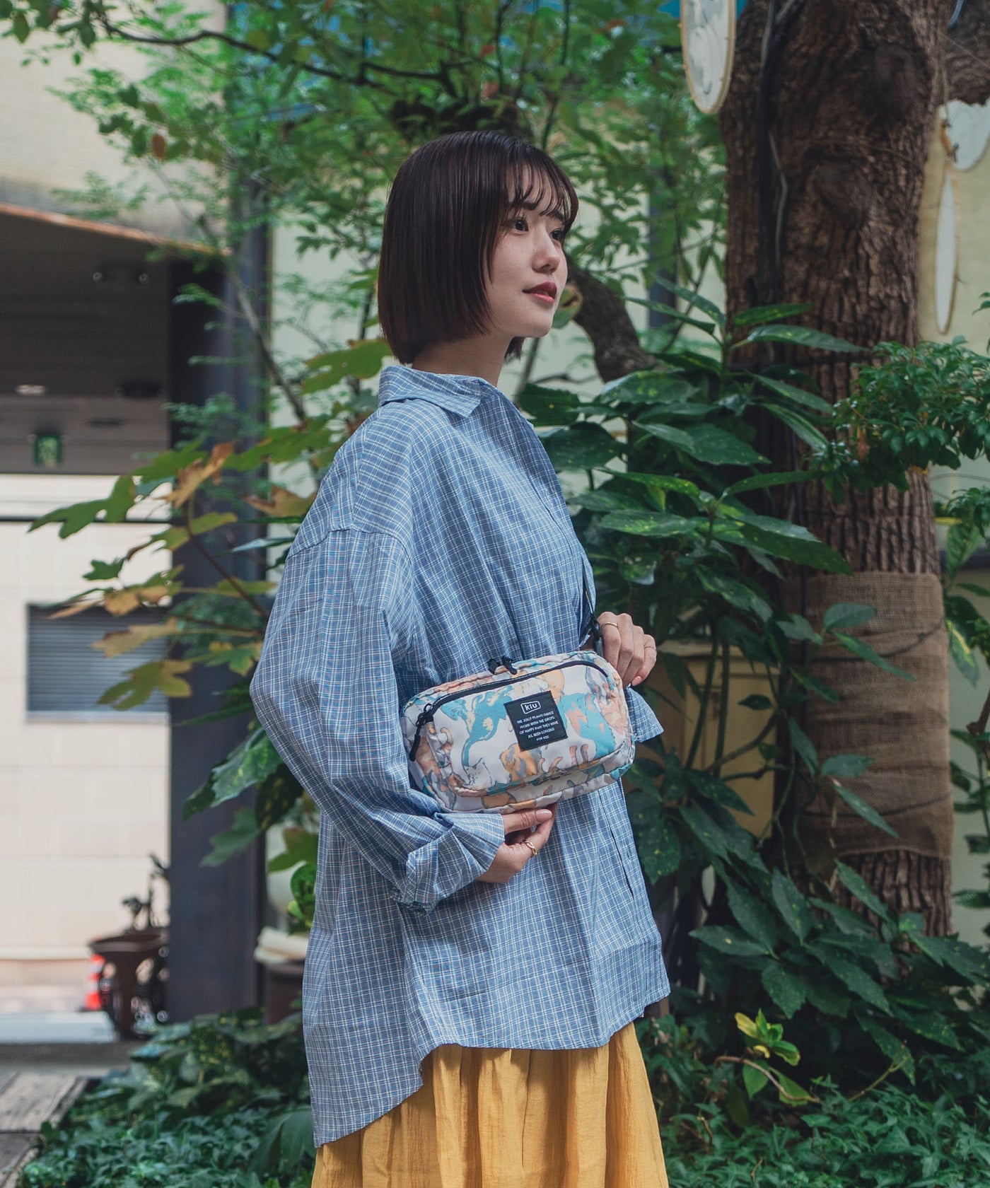 300D フロントポケットミニショルダーバッグ K156 – KiU公式オンライン