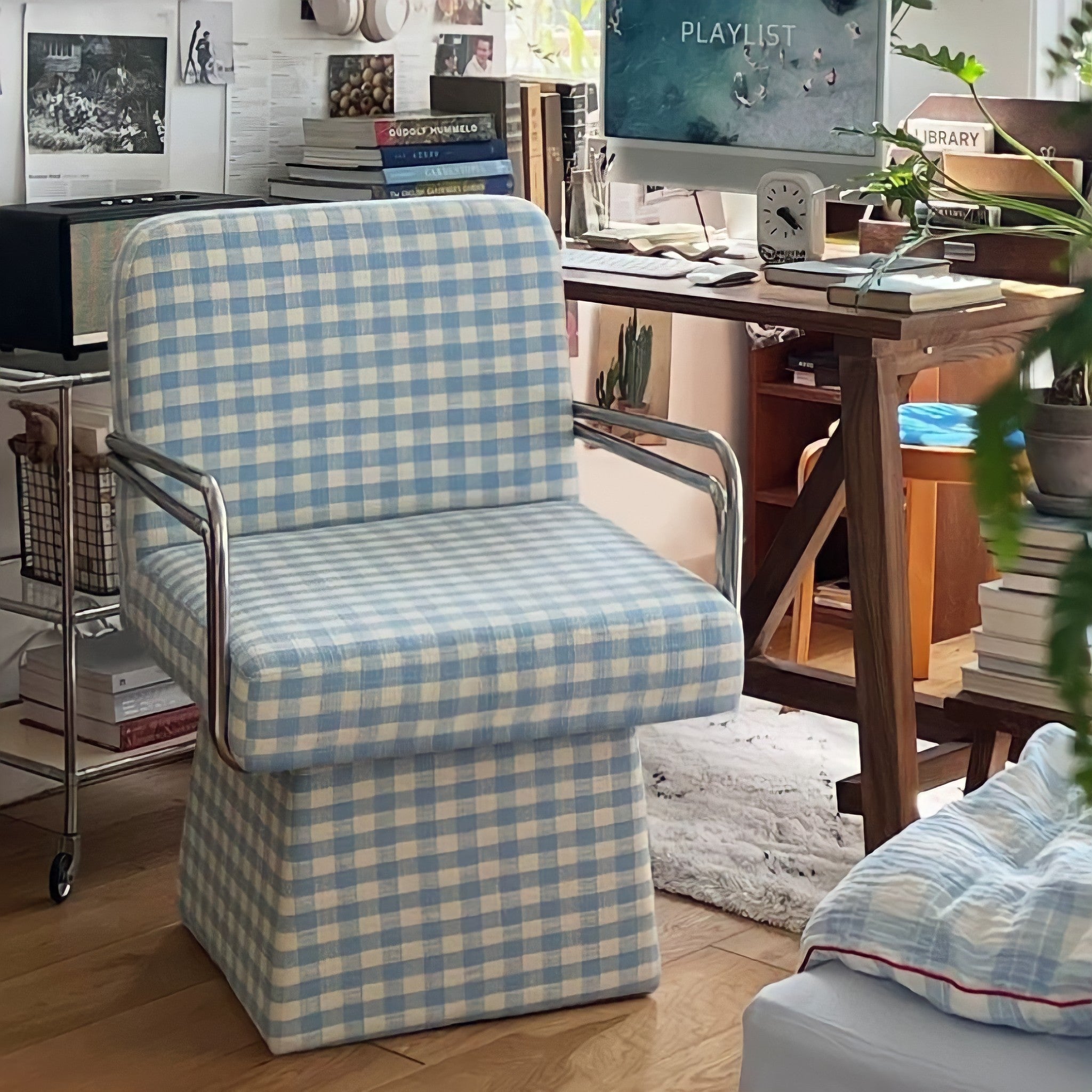 レトロモダンファブリックラウンジチェア – kocol